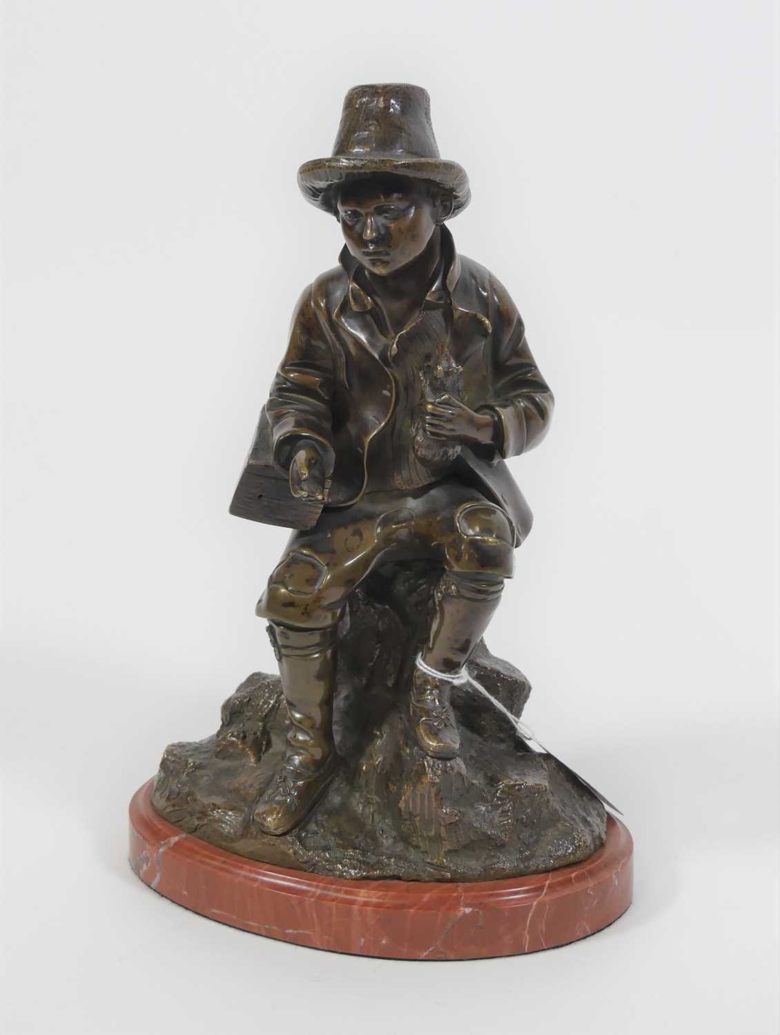 Lot 40 - A late 19th century French bronze figure of a...