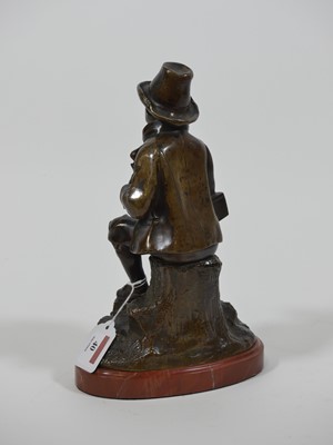 Lot 40 - A late 19th century French bronze figure of a...