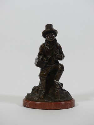 Lot 40 - A late 19th century French bronze figure of a...