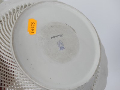 Lot 43 - A pair of Worcester vases, each enamel...