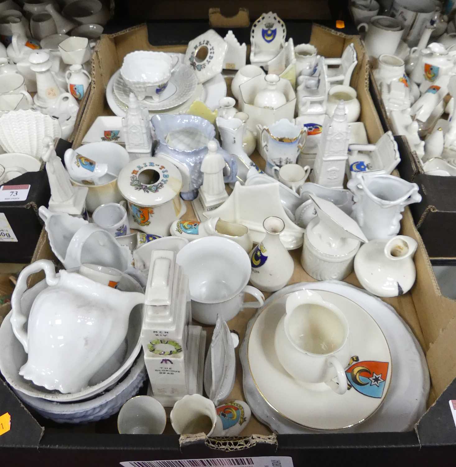 Lot 74 - A collection of crested ware, primarily for...