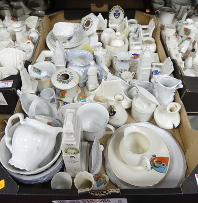Lot 74 - A collection of crested ware, primarily...