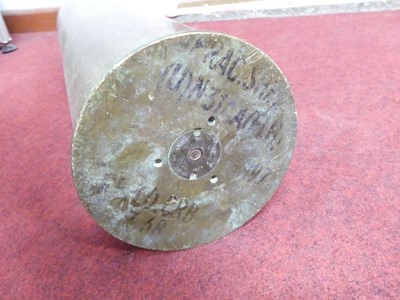 Lot 80 - Two brass artillery shell cases, each h.73cm
