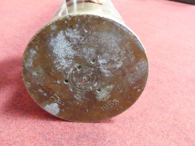 Lot 80 - Two brass artillery shell cases, each h.73cm
