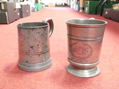 Lot 83 - A collection of metalware, to include a brass...