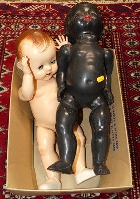 Lot 1466 - A Pedigree group of two plastic baby dolls