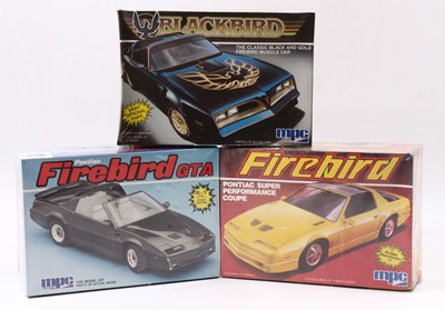 Lot 1586 - M.P.C/ERTL 1.25 scale Pontiac Trans Am kits,...