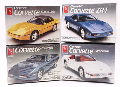Lot 737 - AMT/ERTL 1.25 scale Corvette kits, 6266 1989...