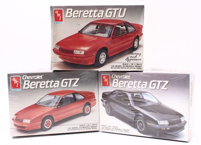 Lot 738 - AMT/ERTL 1.25 scale Chevy Coupe kits, 6273...