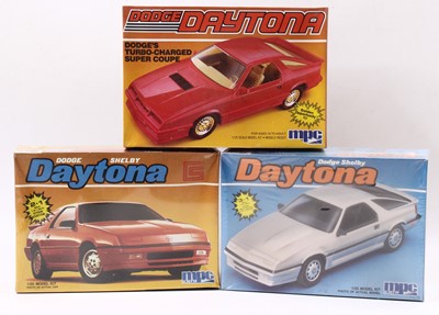 Lot 1607 - M.P.C/ERTL 1.25 scale Dodge Daytona kits,...