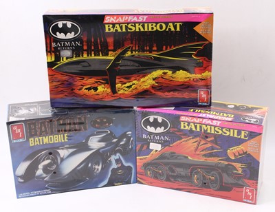 Lot 1612 - AMT/ERTL 1.25 scale ‘Batman’ Movie kits, 6877...
