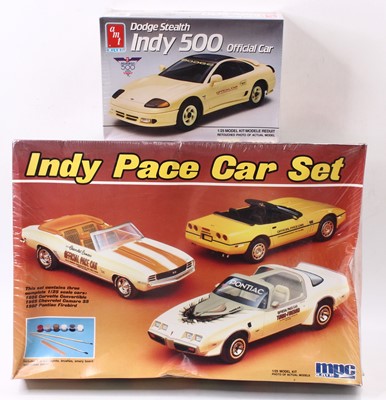 Lot 732 - M.P.C/ERTL 1.25 scale Indy 500 Pace Car kits,...