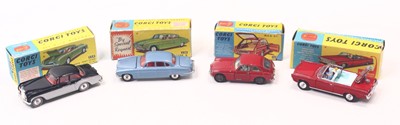 Lot 1208 - Corgi Toys group of 4 to include; No.327 M.G.B...