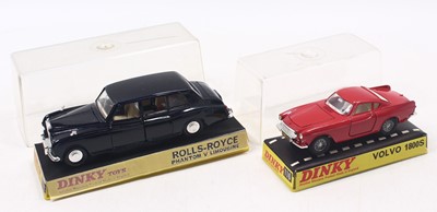 Lot 1218 - Dinky Toys group of 2 to include; No.152 Rolls...