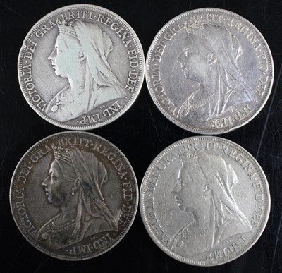 Lot 3389 - Great Britain, 1897 crown, Victoria veiled...