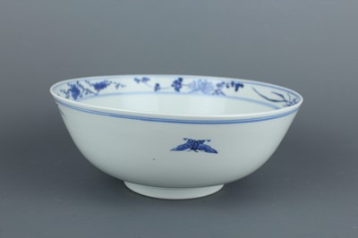 Lot 3 - A Chinese blue and white “magpie and prunus”...