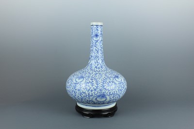 Lot 7 - A Chinese blue and white “scrolling peony”...