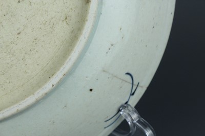Lot 220 - Two Chinese large dishes, Qing Dynasty late...