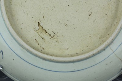 Lot 220 - Two Chinese large dishes, Qing Dynasty late...
