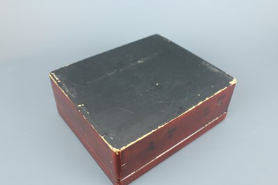 Lot 43 - Two Japanese lacquer and gilt-decorated boxes,...
