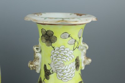 Lot 63 - A set of three Chinese grisaille-decorated...