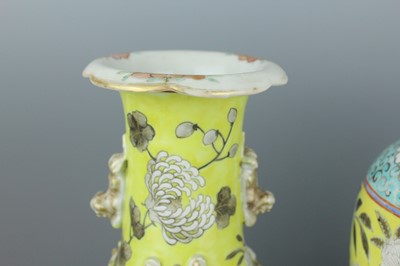 Lot 63 - A set of three Chinese grisaille-decorated...