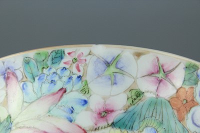 Lot 72 - Two Chinese famille rose “hundred flowers”...