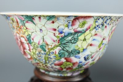 Lot 72 - Two Chinese famille rose “hundred flowers”...