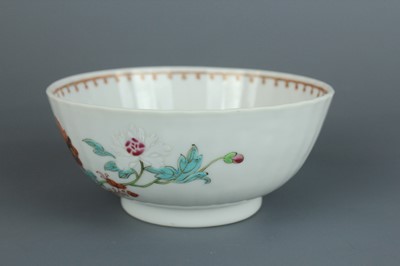Lot 74 - A Chinese famille rose ”garden and flowers”...
