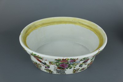 Lot 88 - A Chinese Canton famille rose “duck” tureen...