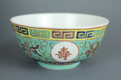 Lot 126 - A group of Chinese “flowers” bowls, c.1960,...