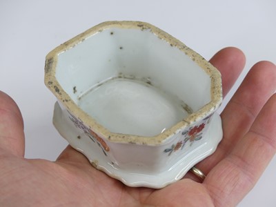 Lot 2047 - A Chinese porcelain table salt, Qianlong...