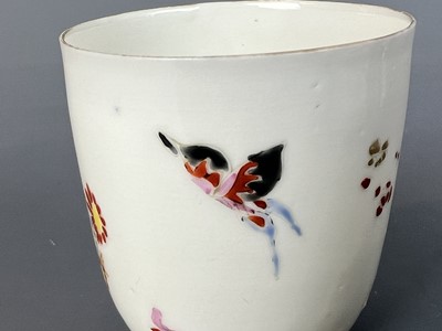 Lot 96 - A Japanese egg-shell enamel painted cup and...