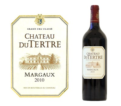 Lot 6 - Fine vintage Bordeaux: 2010 Château du Tertre -...