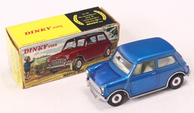 Lot 1103 - Dinky Toys, 183 Morris Mini Minor, metallic...