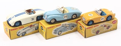 Lot 1282 - Dinky Toys group of 3 racing diecasts to...