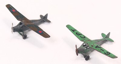 Lot 1146 - Dinky Toys group of 2 loose pre-war leopard...