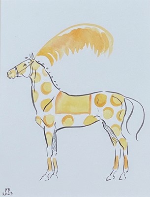 Lot 19 - Spotty Horse: An original, signed and framed...