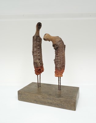 Lot 59 - Empathy: Sculpture created from found wood &...