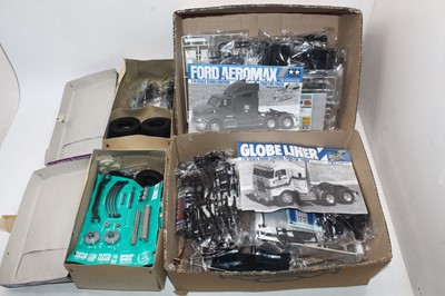 Lot 1738 - Tamiya group of 2 boxed 1/14 scale...