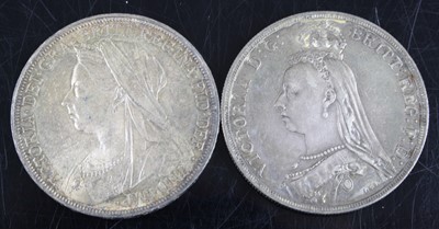 Lot 3400 - United Kingdom, 1887 crown, obv: Victoria...