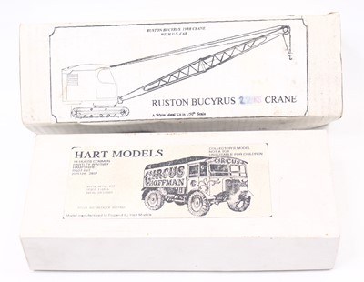 Lot 1740 - Hart Models and other group of 2 white metal...