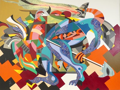Lot 200 - Athier Mousawi (b.1982) - Untitled, abstract...