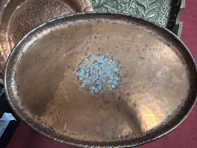 Lot 99 - A collection of metalware, to include an Arts...