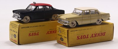 Lot 1516 - A French Dinky Toys boxed saloon group, two...