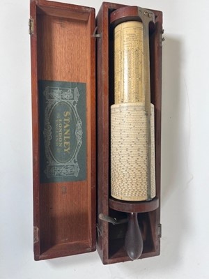 Lot 615 - An early 20th century Stanley slide rule, in...