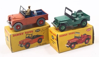 Lot 1273 - Dinky Toys group of 2 to include No. 405...
