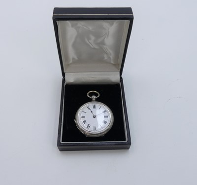 Lot 336 - A circa 1900 white metal cased open face...