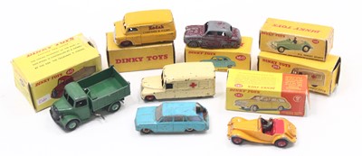 Lot 1260 - Dinky Toys group of 6 playworn diecast models...