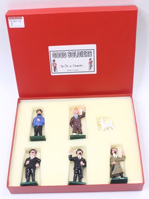 Lot 1979 - Good Soldiers Tintin lead figure set,...